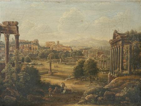 Roman School 18th Century View