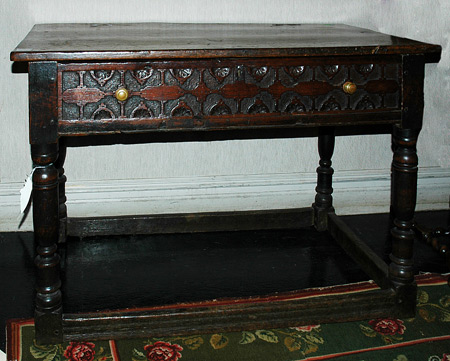 Continental Baroque Oak Work Table
	