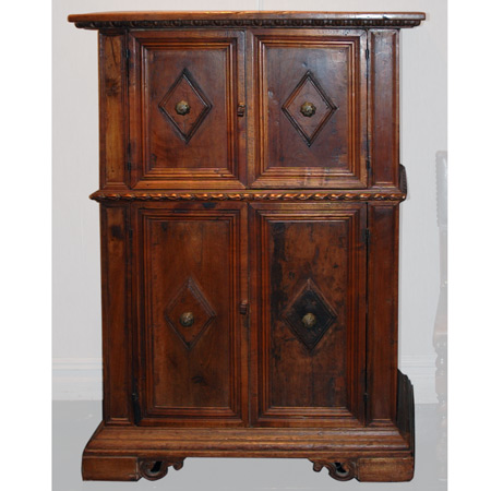 Italian Baroque Walnut Cupboard  69f23