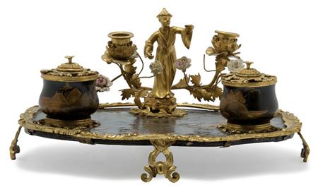 Louis XV Gilt-Bronze Mounted Lacquered