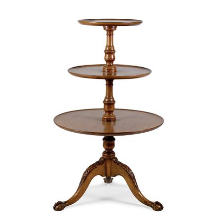 George III Style Mahogany Three Tier 69b7e