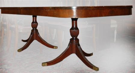 Regency Style Mahogany Double Pedestal 69bbe