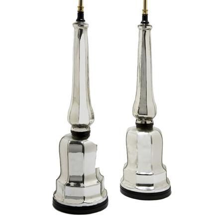 Pair of Mercury Glass Style Two Light 69bd5