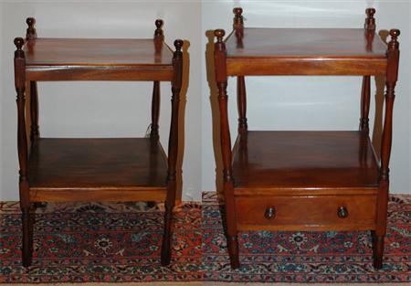 Two Victorian Style Mahogany Two Tier 69bea