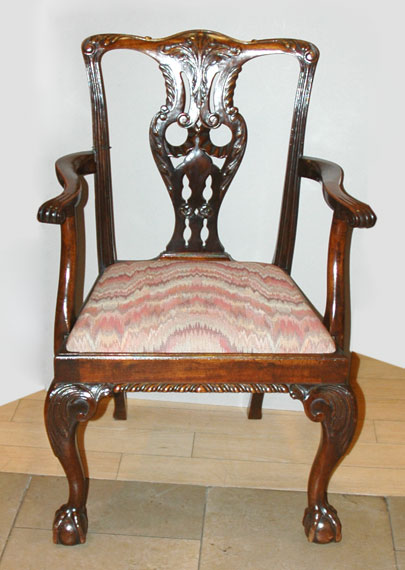 George III Style Mahogany Open 69bfb