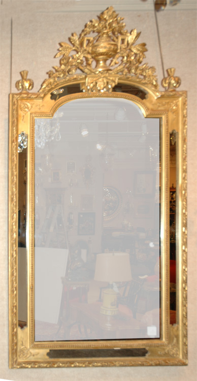 Louis XVI Style Gilt-Wood Mirror
	