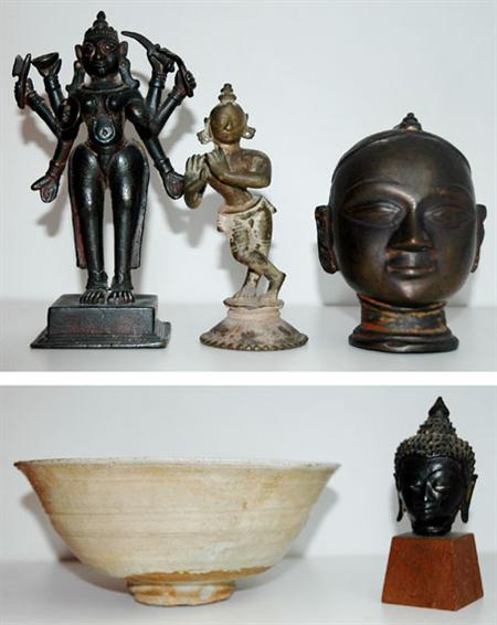 Group of Four Asian Bronze Sculptures 69c0d