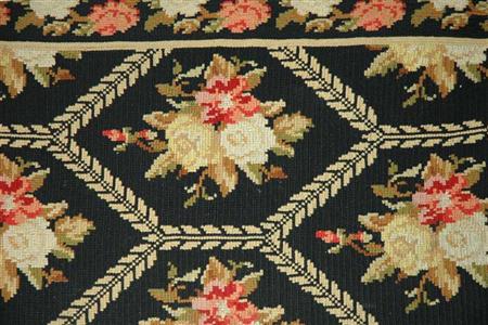 Two Needlepoint Rugs Estimate 80 120 69c2d