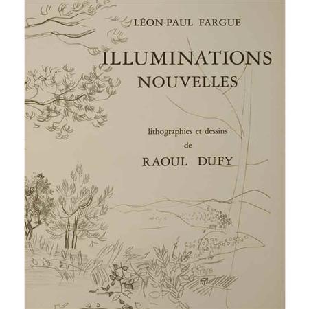 [DUFY, RAOUL] FARGUE, LEON-PAUL.