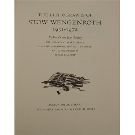 [WENGENROTH, STOW] Two books.
	