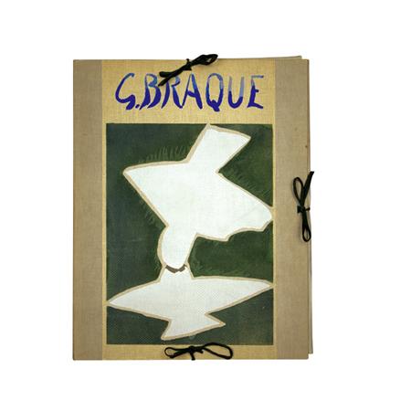 BRAQUE, GEORGES Espaces. 13 Dessins,