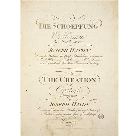 HAYDN FRANZ JOSEPH Die Schoepfung  6a111