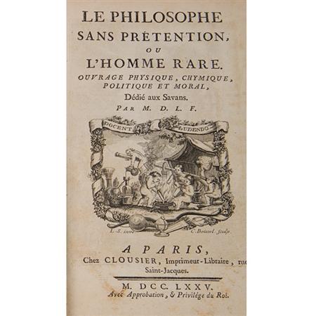 [LA FOLIE, LOUIS GUILLAUME DE] Le Philosophe