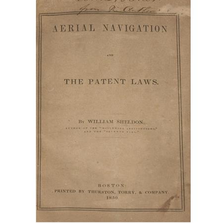 SHELDON WILLIAM Aerial navigation 6a16e