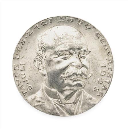 Silver Zeppelin Medal
	  Estimate:$300-$400