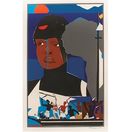 Romare Bearden SLAVE SHIP Color