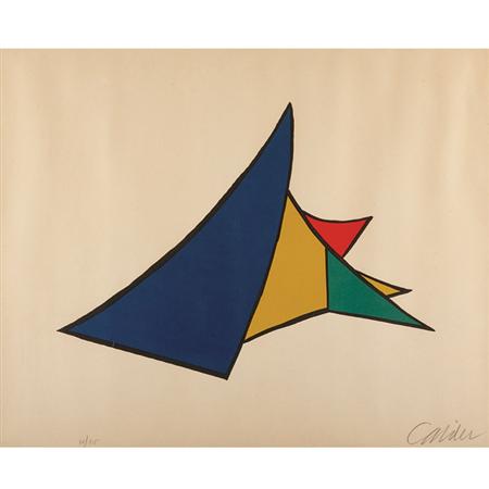 Alexander Calder COMPOSITION Color 6a198
