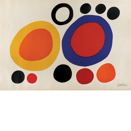 Alexander Calder COMPOSITION Color 6a19a