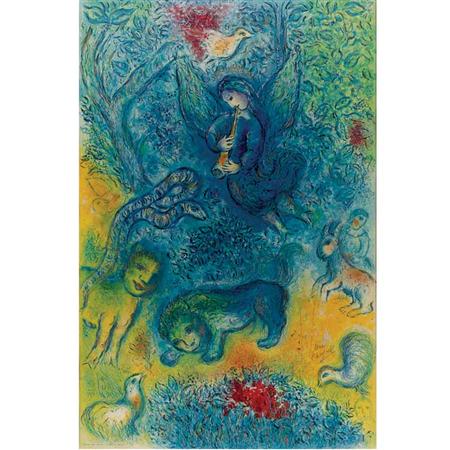 After Marc Chagall THE MAGIC FLUTE 6a1b1