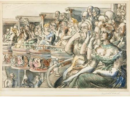 Reginald Marsh GRAND TIER AT THE