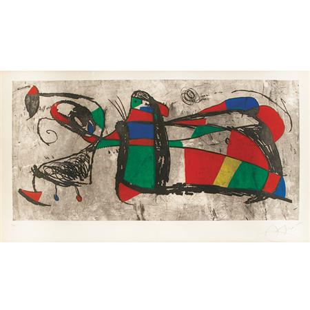 Joan Miro THREE JOANS Color etching 6a1dd