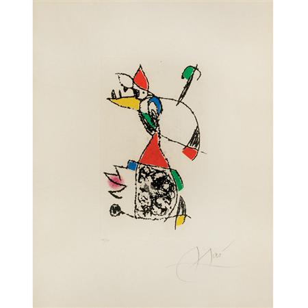 Joan Miro LE CRIQUET II Color aquatint  6a1de