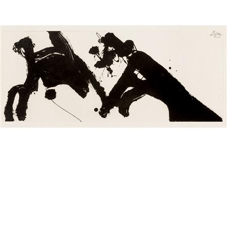 Robert Motherwell DANCE I Etching and