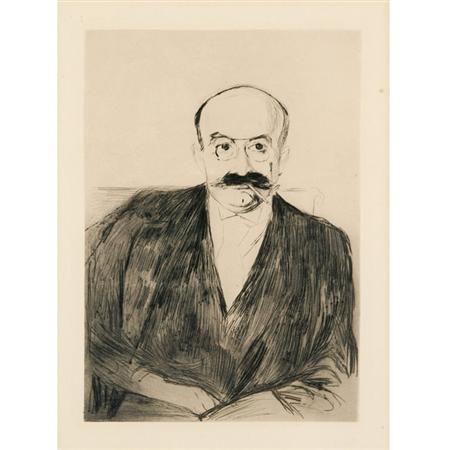 Edvard Munch PORTRAIT OF DR. MAX