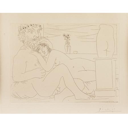 Pablo Picasso LE REPOS DU SCULPTEUR 6a1f2