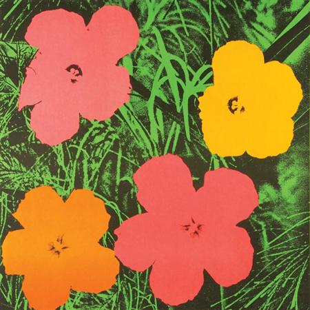 Andy Warhol FLOWERS Color offset