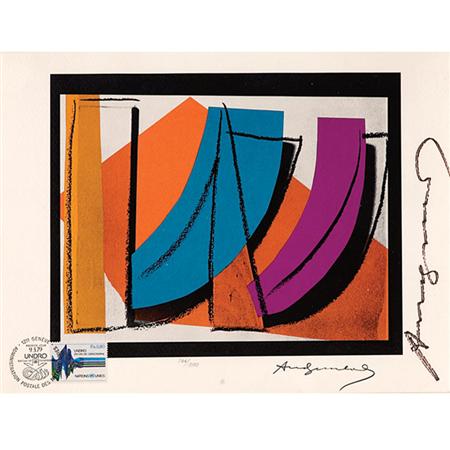 Andy Warhol U.N. STAMP Color offset
