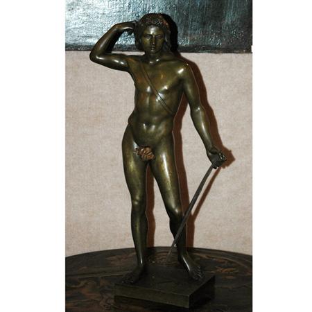 Bronze Figure of a Male Nude
	  Estimate:$800-$1,200