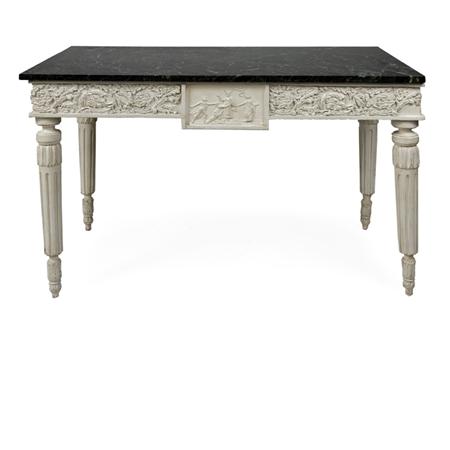 Louis XVI Style Painted Console  6a287