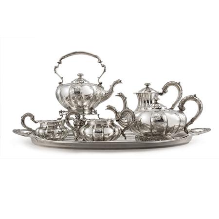 George VI Silver Coffee and Tea 6a2d4