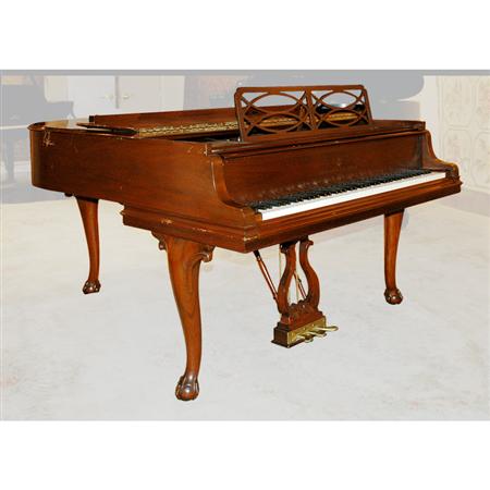 Steinway & Sons Mahogany Baby Grand