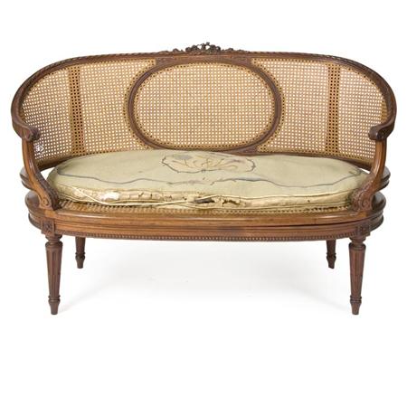 Louis XVI Style Caned Mahogany 6a2f9