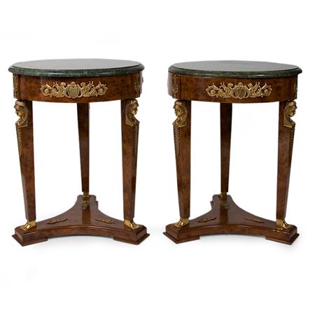 Pair of Empire Style Gilt-Metal