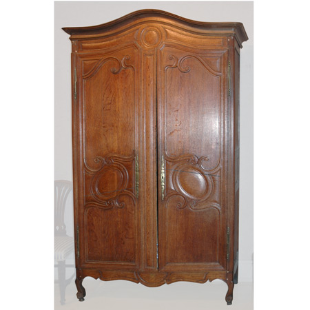 Louis XV Oak Armoire
	  Estimate:$2,000-$3,000