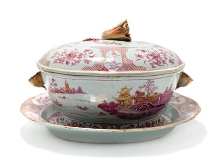 Chinese Export Porcelain Tureen 69f7b