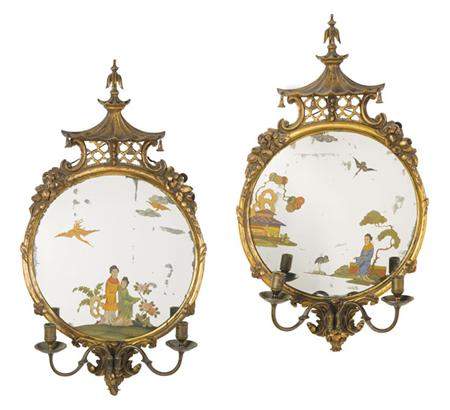 Set of Four George III Style Gilt Wood 69ffb