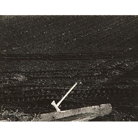 WHITE, MINOR (1908-1976) Axe in plowed