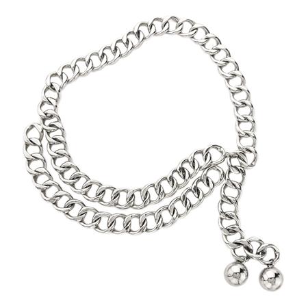 Chanel Chrome Chain Link Belt
	