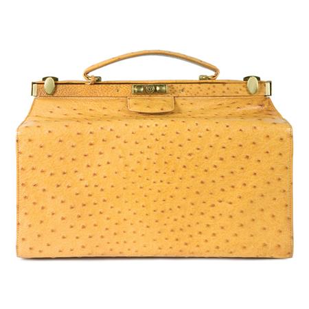 Lana Marks Ostrich Travel Case  6a557