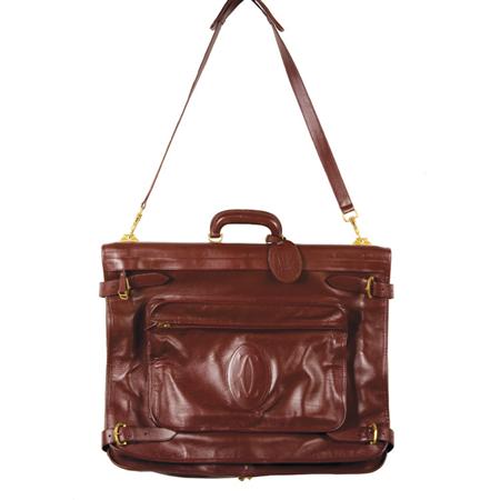 Cartier Leather Garment Bag  6a5ba