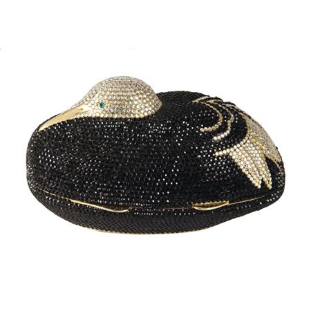 Judith Leiber Black Sitting Duck