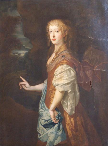 School of Peter Lely Portrait of 6a654