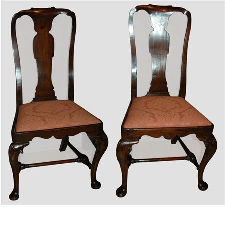 Set of Six George I Walnut Side