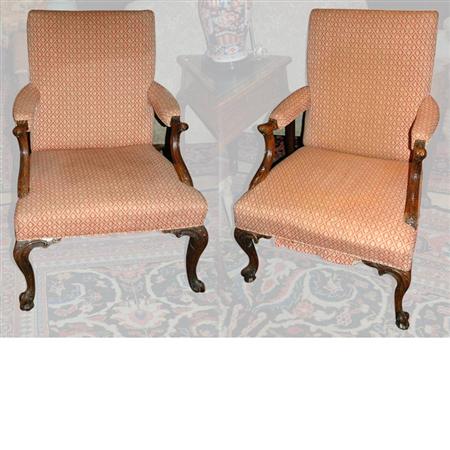 Pair of George II Mahogany Library 6a69d