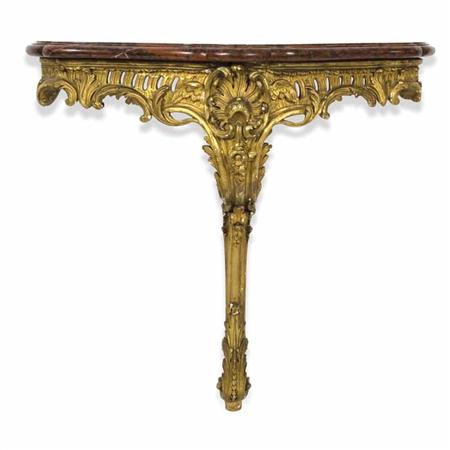 Louis XV Gilt-Wood Console
	  Estimate:$1,500-$2,500