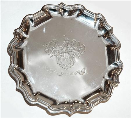 George II Silver Salver
	  Estimate:$400-$600